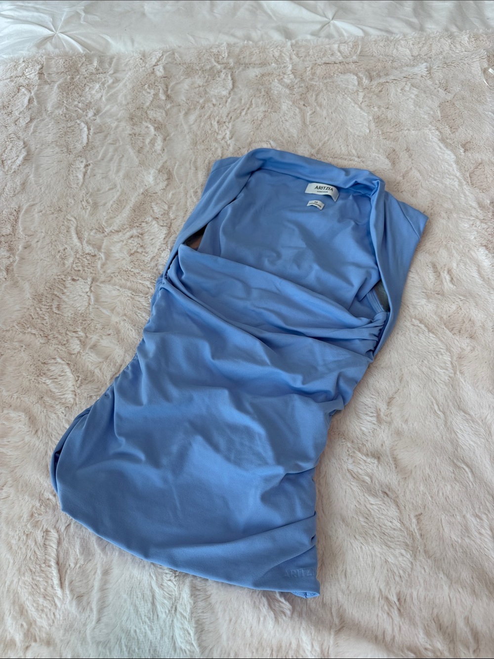 Aritzia Periwinkle Blue Contour Top
